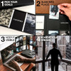 Vision Board Kit for Men - 168 Cards with Diverse Pictures & Quotes, Black Foldable Board & Complete Guide Book |