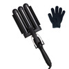 Mermade PRO Hair Waver 1.25" - 3 Barrel Curling Iron 1 1/4 Inch, Ceramic Barrel Waver for Thick, Thin, Long, or Short