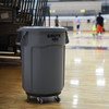 Rubbermaid Commercial Products BRUTE Dolly Black Fits 20 gallon, 32 gallon, 44 gallon, and 55 gallon BRUTE Containers,