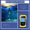 LUCKY Kayak Portable Fish Depth Finder Water Handheld Fish Finder Sonar Castable Kayak Boat Fishfinder Transducer