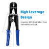 iCrimp Swaging Tool, Wire Rope Crimping Tools for Aluminum Copper Duplex Hourglass Sleeves, Stop Buttons and Ferrules