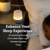 Yogasleep Duet White Noise Sound Machine & Night Light, 30 Natural Sounds,Bluetooth-Wireless Speaker for Travel,Office