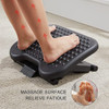 HUANUO Adjustable Foot Rest for Under Desk with Massage Surface and Tilt
