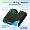 AUVON Gel Wheelchair Seat Cushion with Waterproof Cover for Pressure Sore & Ulcer, Ergonomic Chair Cushion with
