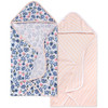 Burts Bees Baby Infant Hooded Towels Botanical Gardens Organic Cotton, Unisex Bath Essentials and Newborn Necessities,