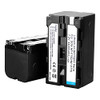 GVM 2 Pack NP-F750 Li-ion Replacement Batteries and Chargers 4400mAh Batteries with Dual Travel Chargers with