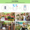 Moistenland WIFI Automatic Plant Waterer, DIY Automatic Drip Irrigation Kit for 15 Potted Plants, Auto & Manual &