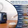 Bear Mini Rice Cooker, 2-Cup Uncooked, Nonstick, Keep Warm, BPA Free, Blue