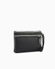 Armani Exchange Men's Ian Beauty Pouch, Black, One Size