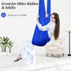 Aokitec Sensory Swing for Kids & Adult, Indoor Outdoor Cuddle Hammock Chair