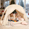Full Bed Tent for Kids and Adults, Indoor Blackout Sleep Play Tents Canopy