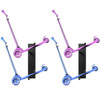JASIFIO Scooter Wall Mount - Storage Rack for Garage 2pcs Scooter Hanger Holder for Adult/Toddler/Kids/Trick