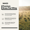 NAKED Whey Vanilla Protein Powder - Only 3 Ingredients - Grass Fed Whey Protein Powder, Vanilla Flavor, and Organic