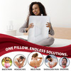 Tri-Core Ergonomic Cervical Pillow for Neck Pain Relief MidSize Firm WH