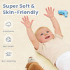 ACOMOPACK 1.3" Thick Baby Play Mat for Floor 50x50"-Memory Foam Water-Repellent Playpen Mat for Tummy Time,Non-Slip