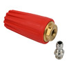 4.0 GPM 4.0 Orifice 2600-5100 PSI 360° Rotating nozzles Pressure Washer Turbo Nozzle plug with Quick Connect 1/4"