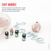 Marabu Easy Marble Paint Set - 14 Basic and Pastel Colors Marbling Paint Kit for Kids and Adults - Hydro Dipping,