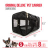 Sherpa Original Deluxe Travel Pet Carrier, Airline Approved & Guaranteed On Board - Black Lattice, Small