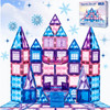 Little Pi 102pcs Frozen Princess Castle Magnetic Tiles Building Blocks - 3D Diamond Blocks, STEM Educational Toddler