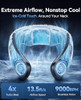 OpenBay Neck Air Conditioner, Portable Neck Fan with Large Cooling Area, 22H Max Cooling, 100 Speeds, 6000mAh Battery,