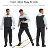 HOTSUIT Sauna Suit for Men Weight Loss Sweat Suits Gym Workout Exercise Sauna Jacket Pant Full Body, White, XL