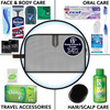 Convenience Kits International Mens Premium 15-Piece Assembled Travel Kit Featuring: Gillette and Barbasol Shave Products