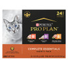 Purina Pro Plan Complete Essentials Wet Cat Food Variety, (24) 3 oz Cans