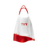 TYR Hydroblade Fins - Short Blade Silicone Adult Training Swim Flippers, Large
