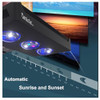 Corals Chat Aquarium Reef LED Light,30W Cree Spectrum Marine Saltwater Coral Aqua Knight LED Light Lamp with Timer and
