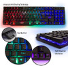 Gaming Keyboard and Mouse and Mouse pad and Gaming Headset, Wired LED RGB Backlight Bundle for PC Gamers and Xbox and