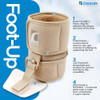 Ossur Foot-up Drop Foot Brace - Ankle Support Comfort Adjustable Wrap (Beige, Medium)