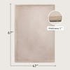 Hakuna Matte CloudSoft Baby Play Mat for Floor 47" x 67" Beige