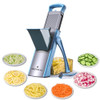 ONCE FOR ALL Upgrade Safe Mandoline Slicer Plus, Bigger Size, SkyBlue