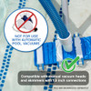 Poolmaster Manual Pool Vacuum Hose, 30 Ft x 1-1/2 for Inground & Above Ground Pools, Not for Automatic Cleaners,