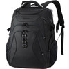 KROSER Travel Laptop Backpack 18.4 Inch XXXL Gaming Backpack with Hard Shell Saferoom RFID Pockets Water-Repellent