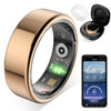 Smart Ring for Women, Health Tracker & 5ATM, COLMI R02. (Rose Gold, 8#)