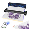PeriPage P90 Wireless Tattoo Stencil Printer - Portable Thermal Printer with Bluetooth & USB for Smartphone/PC, 5 Free
