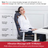 COMFIER Back Massager with Heat, 10 Motors Vibration Seat Massager, Chair Massage Pad, Heated Chair Pad, Chair