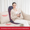 COMFIER Back Massager with Heat, 10 Motors Vibration Seat Massager, Chair Massage Pad, Heated Chair Pad, Chair