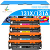 131A 131X Toner Cartridge 4 Pack for HP LaserJet Pro 200 Color MFP M276nw