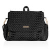 Hannah & Sophia Belle Convertible Baby Diaper Backpack & Bag in Black, Large Size, Dual Sided Water Resistant Changing