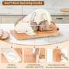 CAWIU Upgraded Manual Bread Slicer for Homemade Sourdough Round with Cover
