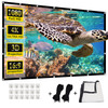 Projector Screen,HUANYINGBJB 4K 16:9 HD Rear Front Projector Screens Foldable Projection Screen Double-Sided Portable