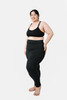 Bioflect Compression Leggings with Bioactive Raised Massaging Knit - for Support and Comfort - Black M/L
