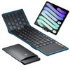 ProtoArc XK01 TP Foldable Keyboard with Touchpad, 0.65 in Keycaps, Blue