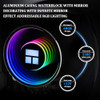 Thermalright Frozen Notte 360 Black ARGB V2 Water Cooling CPU Cooler, 360 Specification CPU Liquid Cooler,3 PWM Fans,