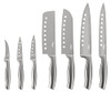Ozeri 8-Piece Stainless Steel Knife Set, With Slotted Blades & Knife Block