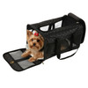 Sherpa Pet Carrier Airline Approved with Spring Wire Frame - Cat & Dog Carrier for In-Cabin Travel, Mesh Ventilation,