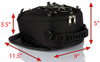 Chase Harper USA 450 Magnetic Tank Bag, Water-Resistant, Tear-Resistant, Industrial Grade Ballistic Nylon with