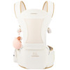 Bebamour Baby Carrier with Hip Seat,All-Position Breathable Mesh Hip Seat & Carrier 0-36Months with Head Hood, 3 PCS